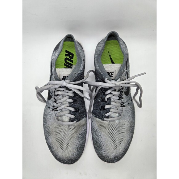 Nike Free RN Flyknit 2017 Shoes Women's 9.5 Grey Running Athletic Gym Sneakers - Picture 3 of 8